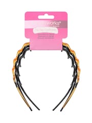 Brush Works Zig Zag Headbands 3 Pack - Image 1 of 4