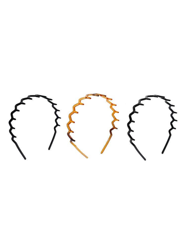 Brush Works Zig Zag Headbands 3 Pack - Image 2 of 4
