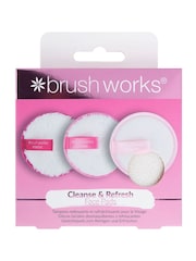 Brush Works Cleanse & Refresh Face Pads - Image 1 of 5