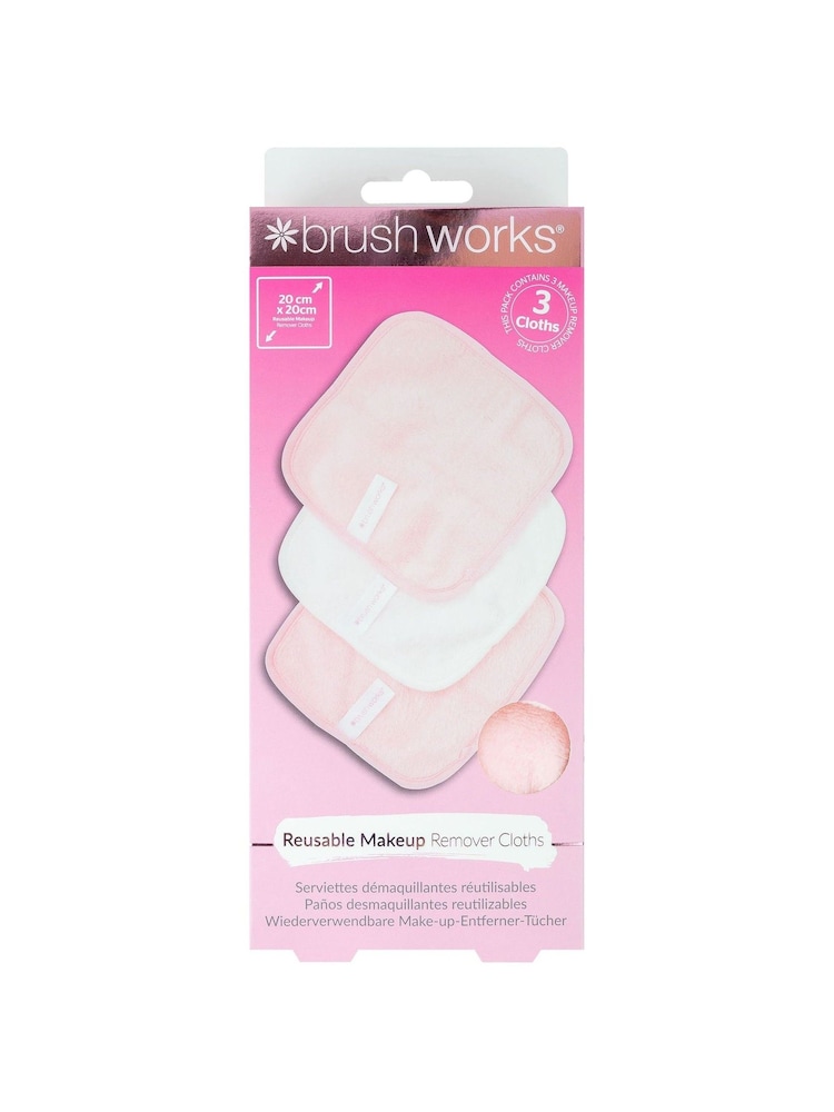 Brush Works Makeup Remover Cloths 3 Pack - Image 1 of 3