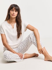 JD Williams Blue Cotton Pyjamas Set 2 Pack - Image 2 of 5