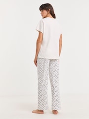 JD Williams Blue Cotton Pyjamas Set 2 Pack - Image 3 of 5