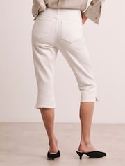 JD Williams White Capri Jeans - Image 2 of 5
