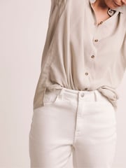 JD Williams White Capri Jeans - Image 3 of 5