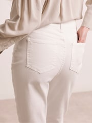 JD Williams White Capri Jeans - Image 4 of 5