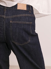 JD Williams Blue Barrel Leg Jeans - Image 4 of 5