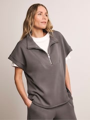 Anthology By JD Williams Purple Half Zip Tank - Image 1 of 5