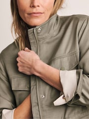 Anthology By JD Williams Green Washed Utility Jacket - Image 3 of 5