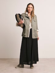 Anthology By JD Williams Green Washed Utility Jacket - Image 5 of 5
