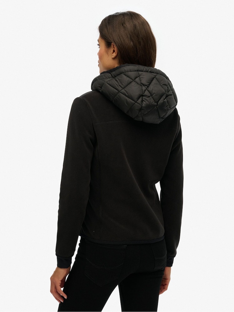 Superdry Black Hooded Heritage Storm Jacket - Image 2 of 6 Superdry Black Hooded Heritage Storm Jacket - Image 2 of 6