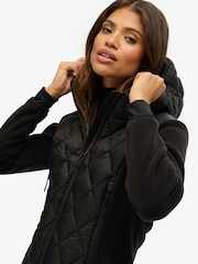 Superdry Black Hooded Heritage Storm Jacket - Image 4 of 6
