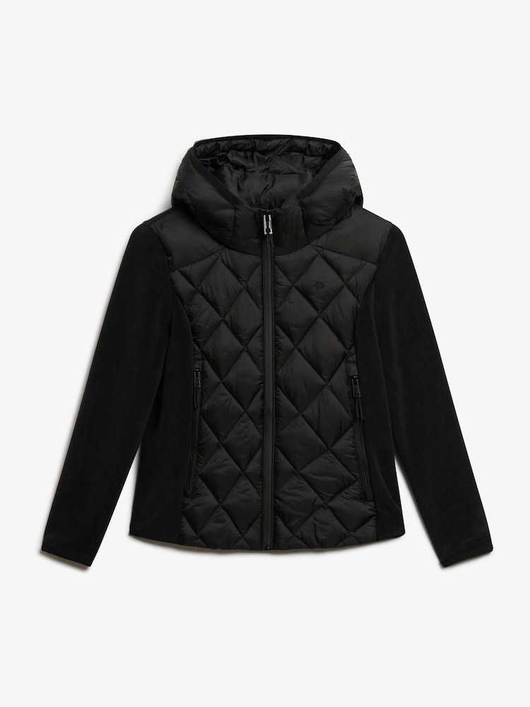 Superdry Black Hooded Heritage Storm Jacket - Image 6 of 6 Superdry Black Hooded Heritage Storm Jacket - Image 6 of 6