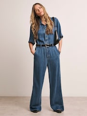 JD Williams Anthology By JD Williams Denim Jumpsuit - Imagen 1 de 5