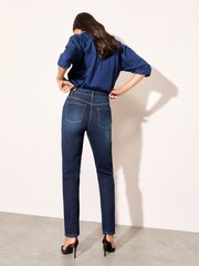 Friends Like These Dark Blue Mom Jeans - Image 4 of 4