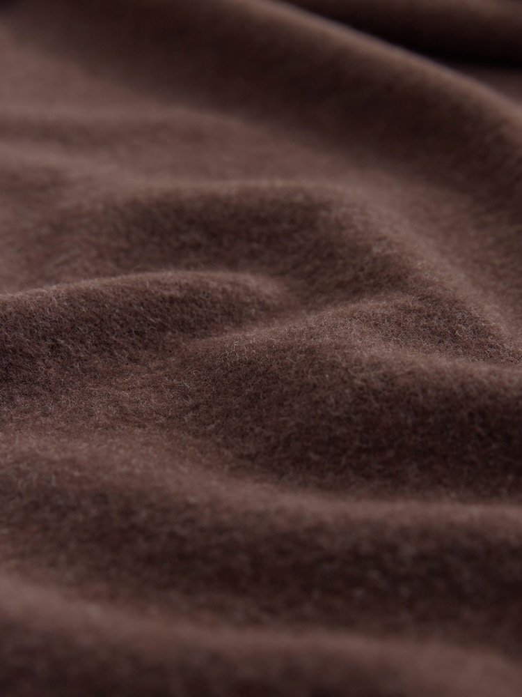 Laura Ashley Chocolate Brown Longline Lounge Cardigan - Image 3 of 3 Laura Ashley Chocolate Brown Longline Lounge Cardigan - Image 3 of 3