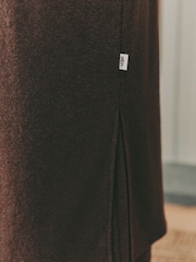 Laura Ashley Chocolate Brown Longline Lounge Cardigan - Image 4 of 7