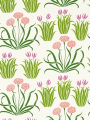 Morris & Co Tulip Fields Glade Bedford Park Wallpaper - Image 1 of 1