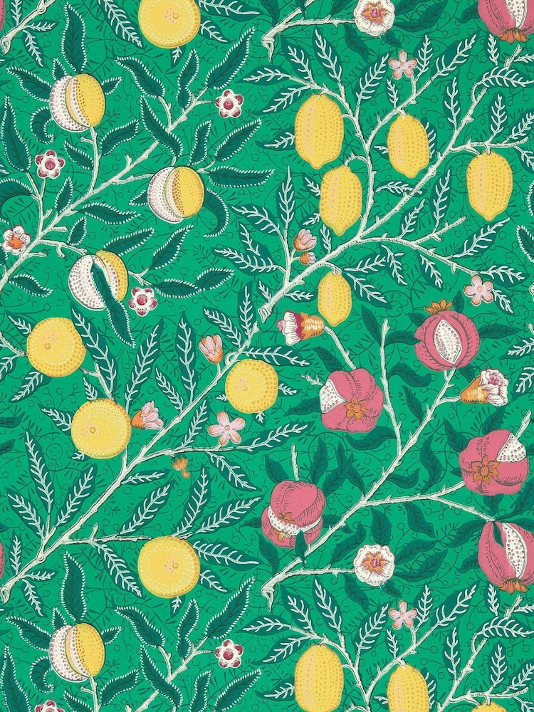 Morris & Co Tangled Green Fruit Bedford Park Wallpaper - Image 1 of 1
