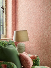 Morris & Co Watermelon Yew & Aril Bedford Park 10m Wallpaper - Image 1 of 3