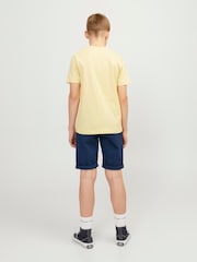 JACK & JONES Junior Regular Fit Blue Chino Shorts - Image 2 of 5