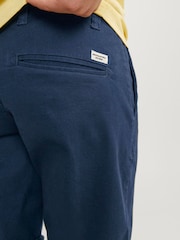 JACK & JONES Junior Regular Fit Blue Chino Shorts - Image 4 of 5