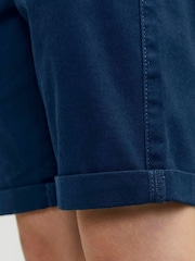 JACK & JONES Junior Regular Fit Blue Chino Shorts - Image 5 of 5