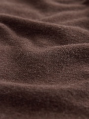 Laura Ashley Chocolate Brown Knit Lounge Trousers - Image 6 of 7