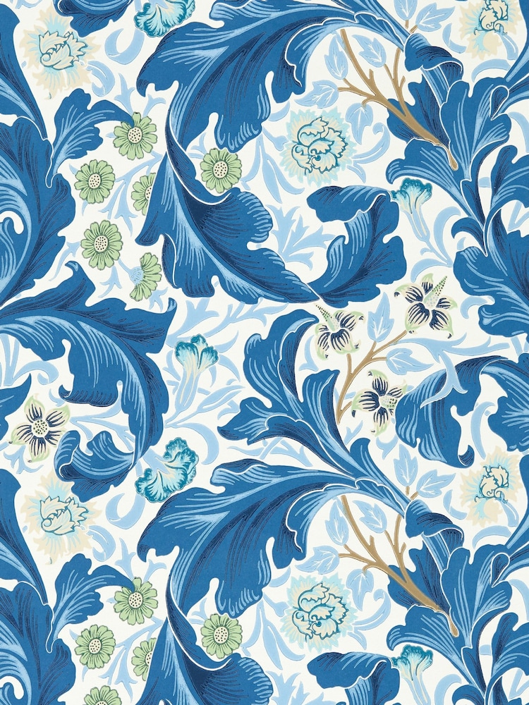 Morris & Co Paradise Blue Leicester Bedford Park Wallpaper - Image 1 of 1 Morris & Co Paradise Blue Leicester Bedford Park Wallpaper - Image 1 of 1