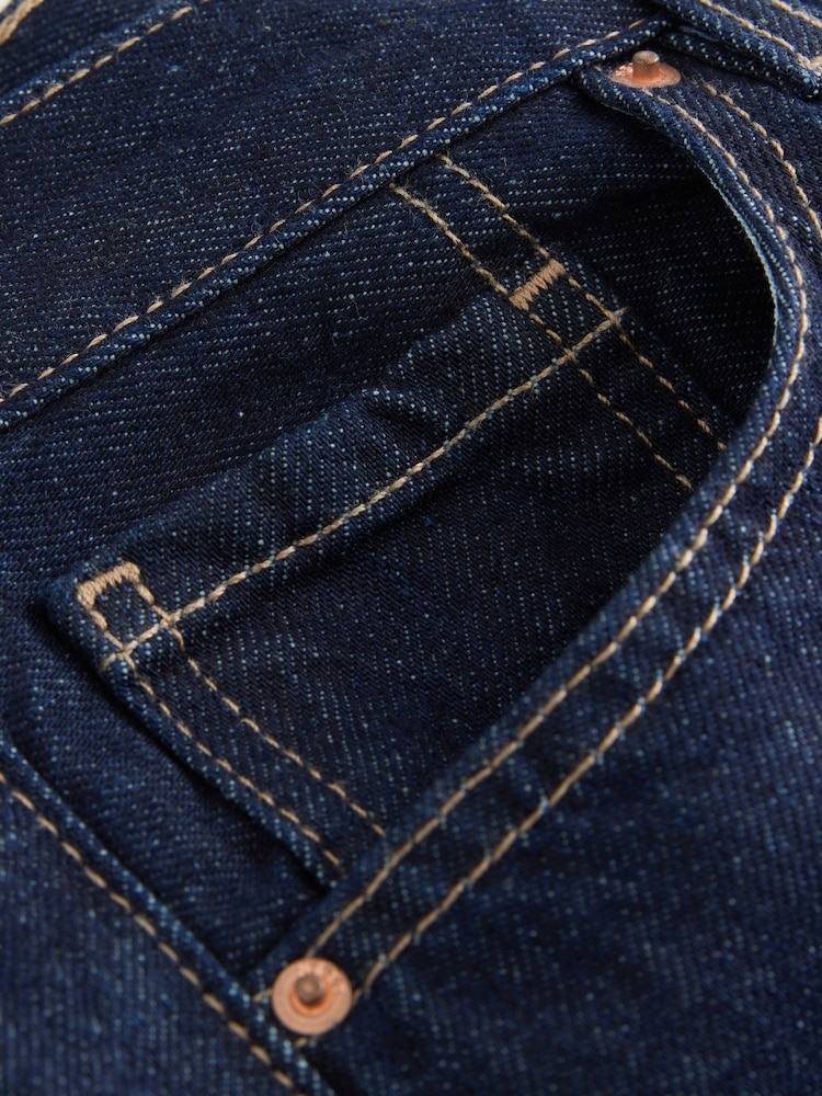 Rinse Blue Boyfriend Turn Up Jeans - Image 2 of 4