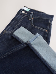 Rinse Blue Boyfriend Turn Up Jeans - Image 3 of 4