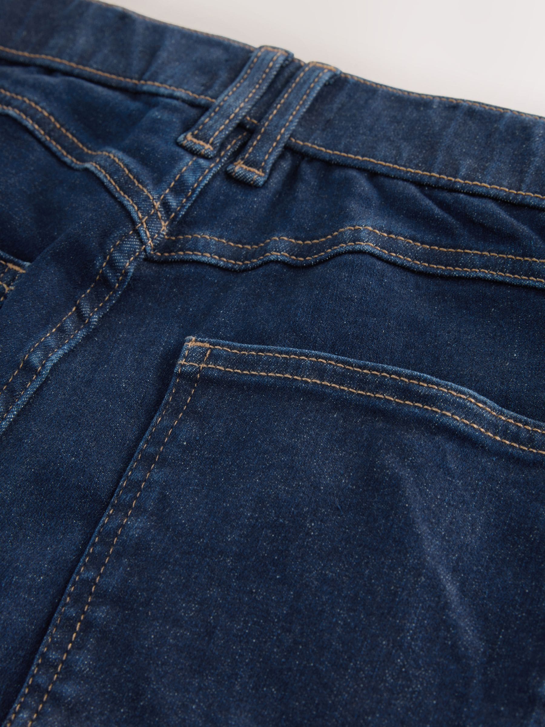 Buy Indigo Blue High Rise Flexi Fit Stretch Pull On Wide Leg Jeans