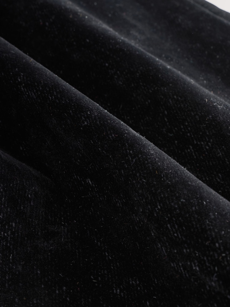 Black Flocked N. Premium Wide Leg Jeans - Image 8 of 8 Black Flocked N. Premium Wide Leg Jeans - Image 8 of 8