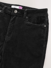Black High Rise Cord Flare Jeans - Image 7 of 8