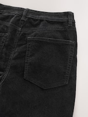 Black High Rise Cord Flare Jeans - Image 8 of 8