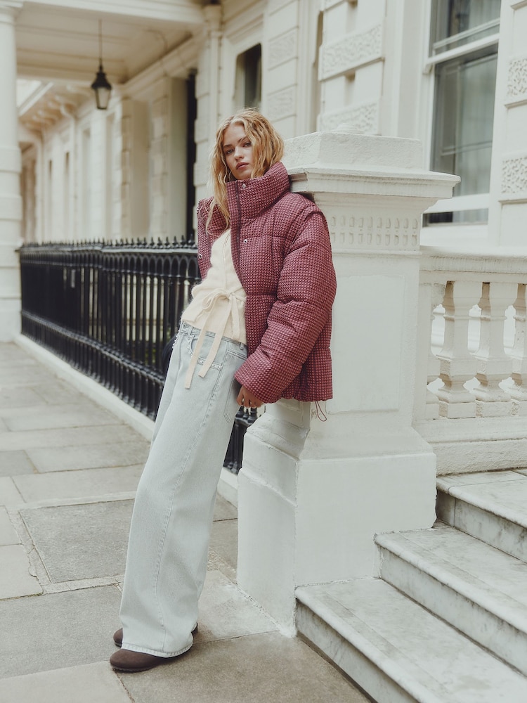 Grey Pocket Embellished Wide Leg Jeans - Image 2 of 5