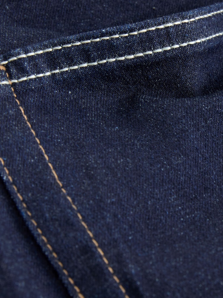 Rinse Blue Button Fly Skinny Jeans - Image 2 of 4