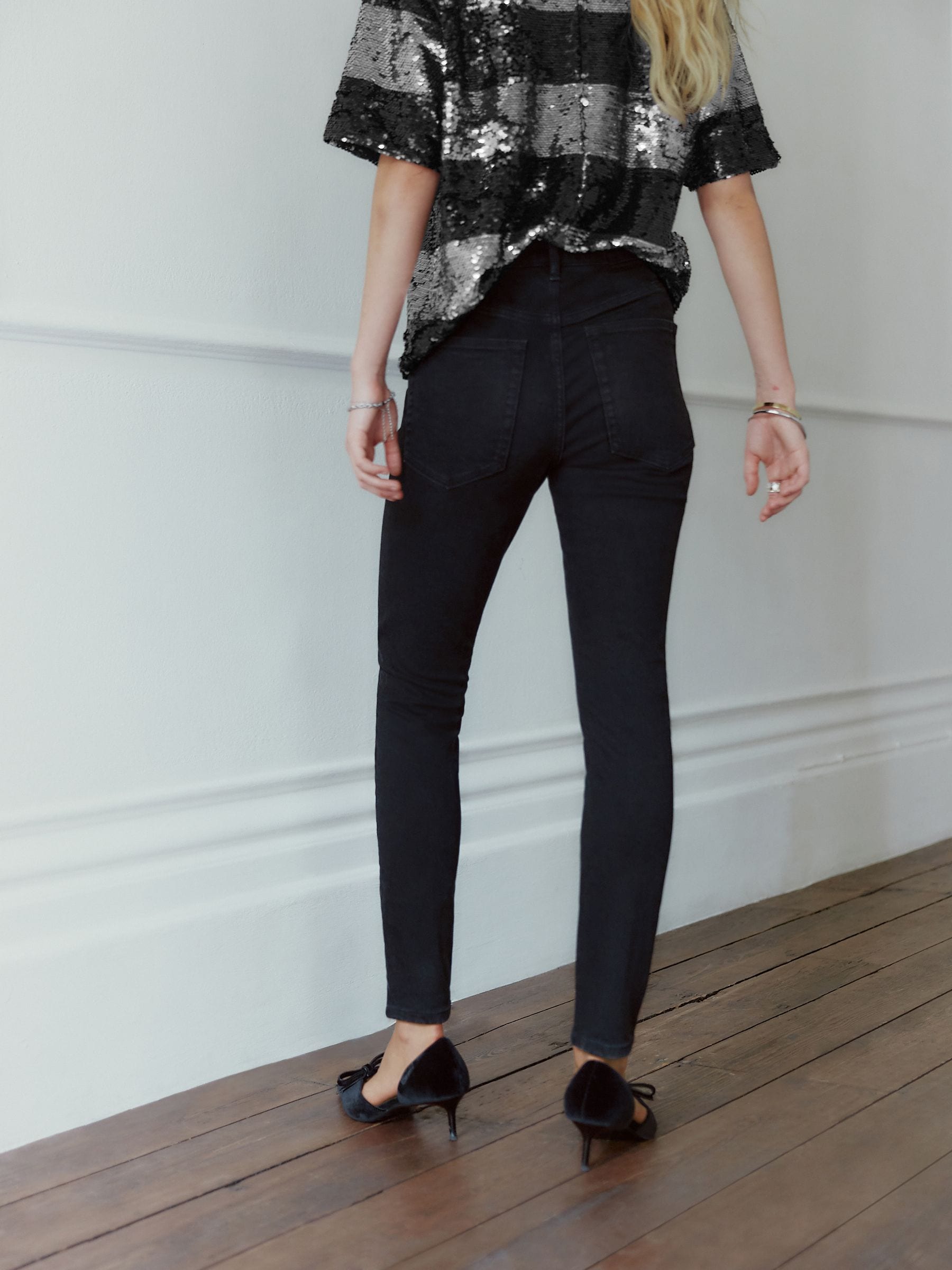 Buy Black Button Fly Skinny Jeans from Next USA
