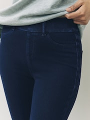 Denim Rinse Jersey Bootcut Leggings - Image 4 of 7