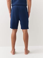 Lacoste Blue Waffle Loungewear Shorts - Image 2 of 4
