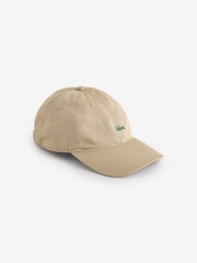 Lacoste Cotton Twill Brown Cap - Image 1 of 6