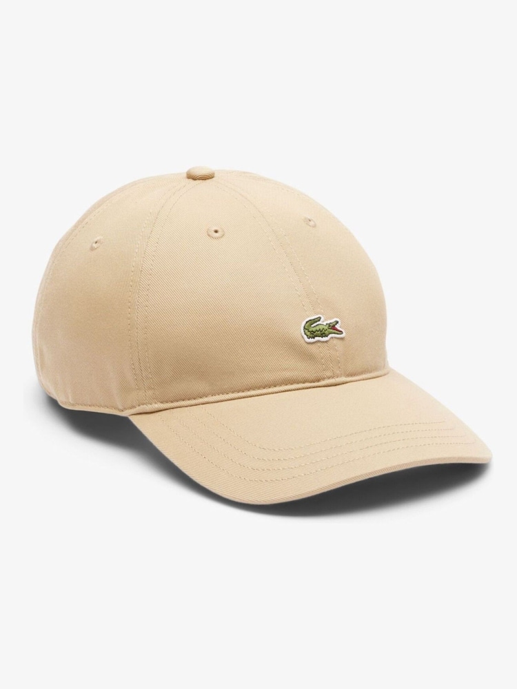 Lacoste Cotton Twill Brown Cap - Image 2 of 6