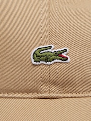 Lacoste Cotton Twill Brown Cap - Image 5 of 6