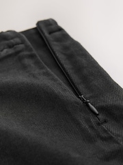Black Coated Mini Denim Skirt - Image 2 of 3