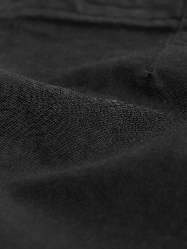 Black Coated Mini Denim Skirt - Image 3 of 3 Black Coated Mini Denim Skirt - Image 3 of 3
