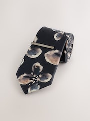Black Pattern Tie - Image 1 of 3