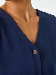 Roman Petite Buttoned Sleeveless Blouse - Bild 5 von 5