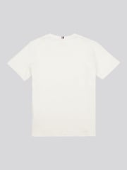 Кремовый - US Polo Assn. Футболка для мальчиков из 100% хлопка с принтом лошадей - Изображение 7 из 9