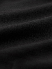 Black Pleated Front Straight Leg Trousers - Image 6 of 7