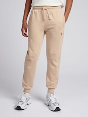 Natural - U.S. Polo Assn. Calças de corrida Double Horsemen para Boys - Imagem 1 de 10