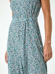 Roman Petite Ditsy Crinkle Crop Jumpsuit - Imagen 5 de 5